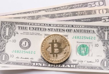 Altın bitcoin dolar yakın atış