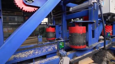 Ağaç Kereste Sanayi - modern kesim satırında kereste fabrikası