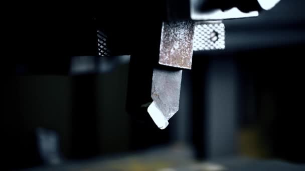 生产厂的工作铣削机床 — 图库视频影像