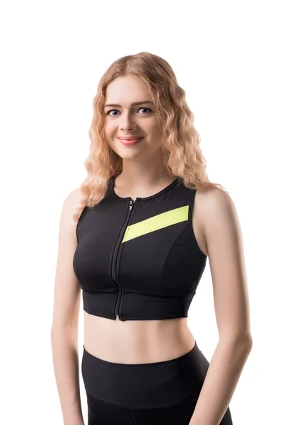 Sexy Fitness-Modell isolierte Ansicht — Stockfoto