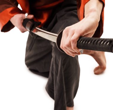 Adam Studio bir kılıç ile geleneksel Çince