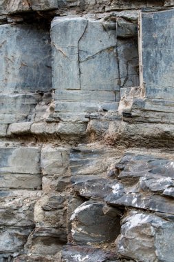 Rock harabelerde görüntüsü. Tiflis, Gürcistan