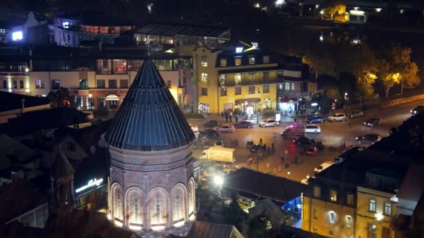 Nádherný výhled na Tbilisi — Stock video