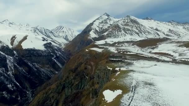 Neve montagne paesaggio — Video Stock