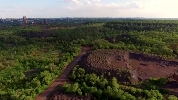 Despejos de rocha de Quarries — Vídeo de Stock