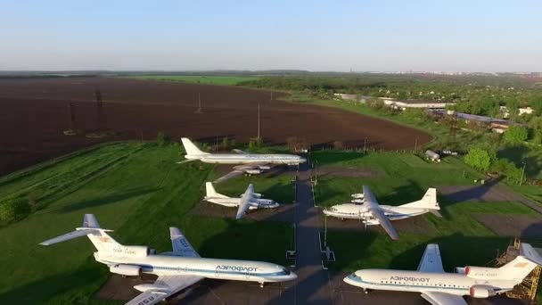 Museo de la Aviación en Kriviy Rih — Vídeos de Stock