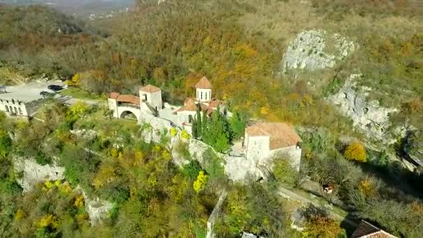 Motsameta 교회, 조지아, topview — 비디오
