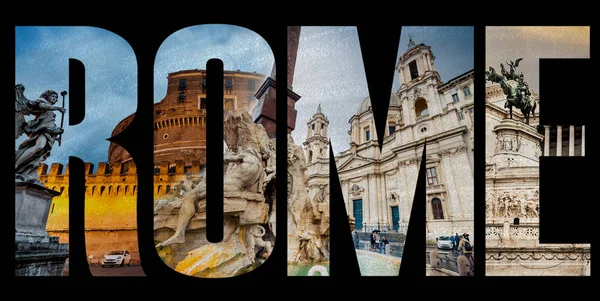 Ünlü Roma manzaraları — Stok fotoğraf