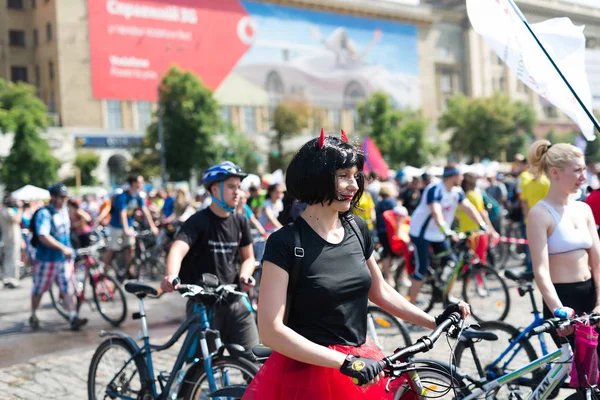 Città festival giro in bicicletta — Foto Stock