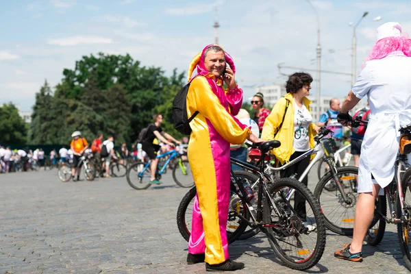 Città festival giro in bicicletta — Foto Stock
