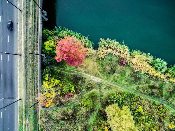 Havadan görünümü - Şehir Köprüsü