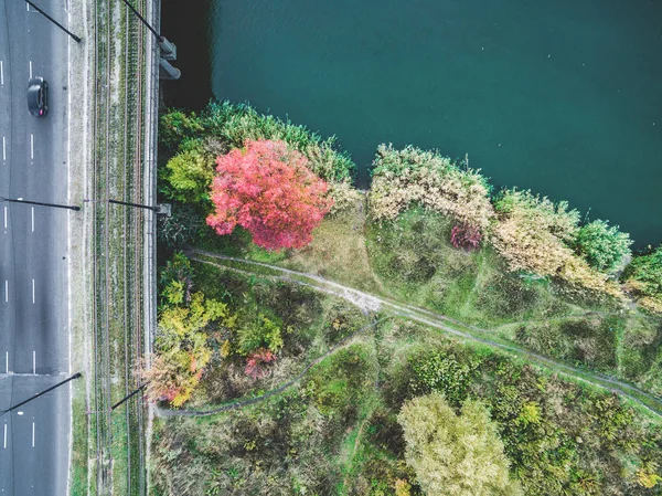 Havadan görünümü - Şehir Köprüsü