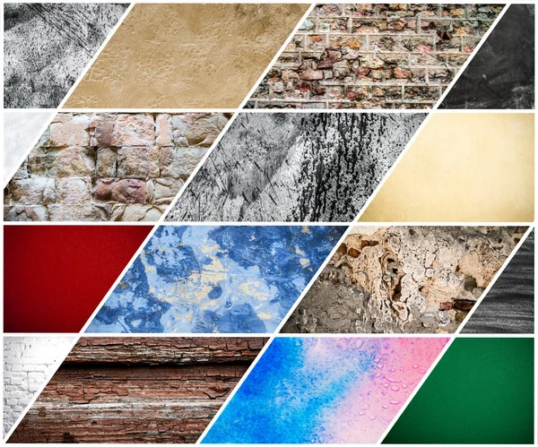 Collage di diversi background — Foto Stock