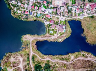 iki tarafta haddelenmiş parça ve göller ile kara bağlı parçalar