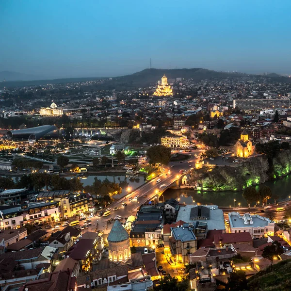 Bella vista di Tbilisi — Foto Stock