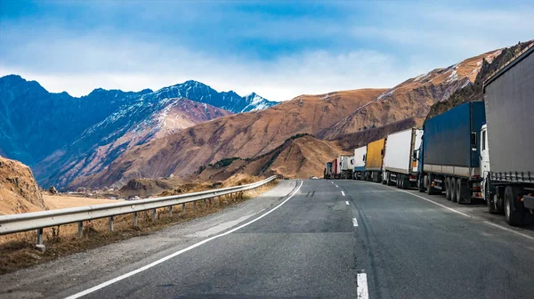 Military road in Georgia — Stock Photo, Image