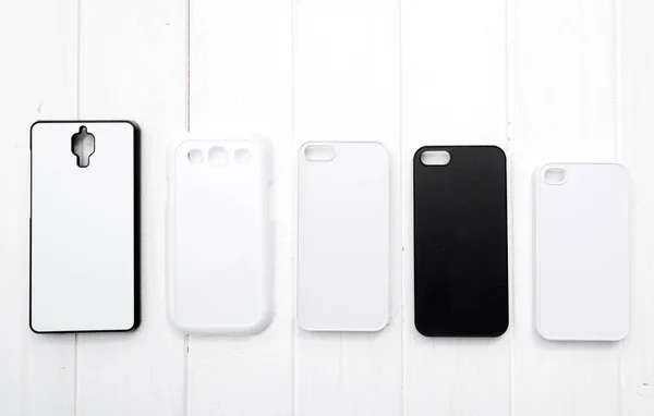 Blank phone cases for printing — Stock Photo, Image