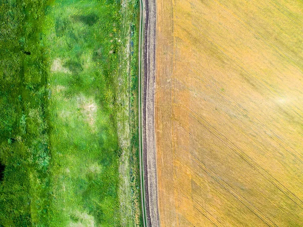 Campos agrícolas de cima — Fotografia de Stock