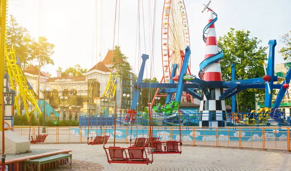 Amusement summer park — Stock Photo, Image