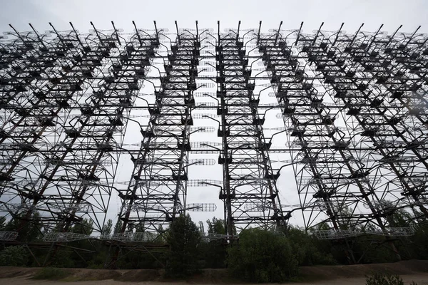 Radar duga en Pripyat, Chernobyl — Foto de Stock