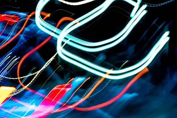 Luzes coloridas abstratas — Fotografia de Stock