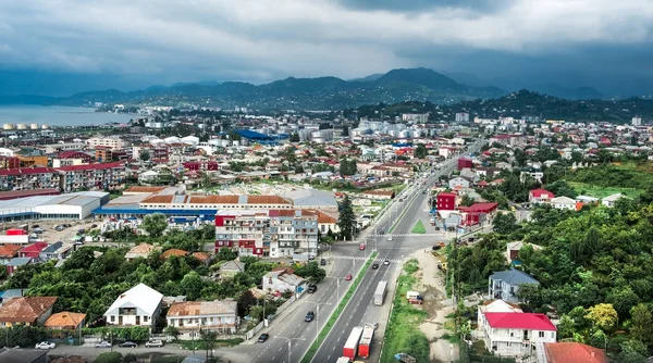 Áreas residenciais e industriais fora de Batumi — Fotografia de Stock