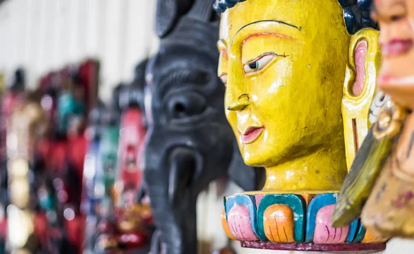 Head of buddha in the souvenir shop — Stock Photo, Image
