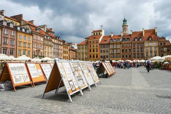 Market square in Warsaw — Stock Photo, Image