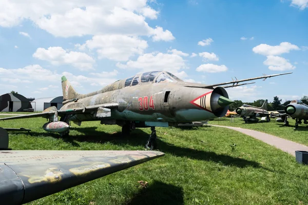 Jet in Aviation Museum in Krakow — Stock Photo, Image