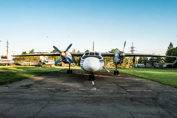 Aeroflot airplanes exhibition in Kryvyi Rih — Stock Photo, Image