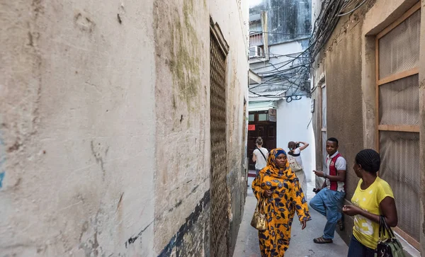 Müslüman kadının Zanzibar, Tanzanya — Stok fotoğraf