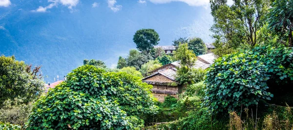 Nepal dağ evi — Stok fotoğraf