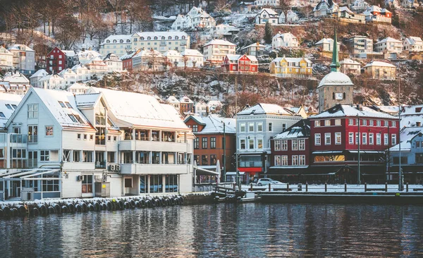 Bergen napkeltekor — Stock Fotó
