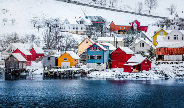 Norwegian Fjords in winter