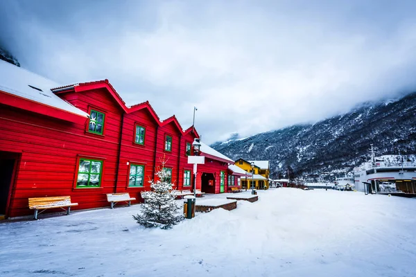 Flam railway in Noorwegen — Stockfoto