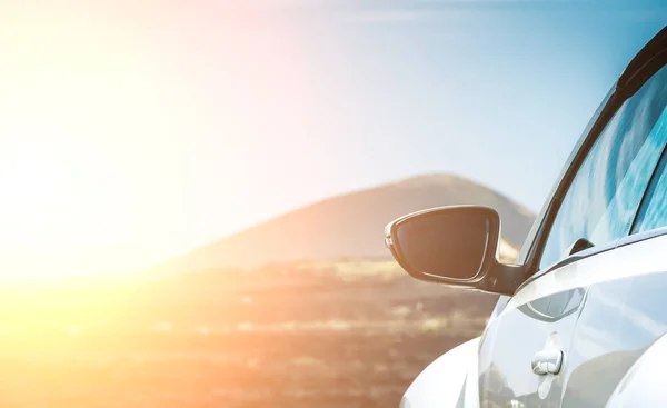 Auto e paesaggio — Foto Stock