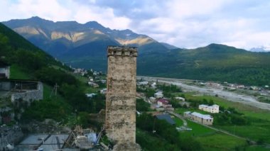 Svaneti kuleleri, Mestia havadan görüntüleri