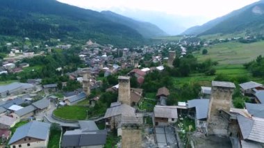 Svaneti kuleleri, Mestia havadan görüntüleri