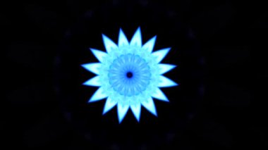 Soyut mavi ksleidoscopic Gaz brülörlü