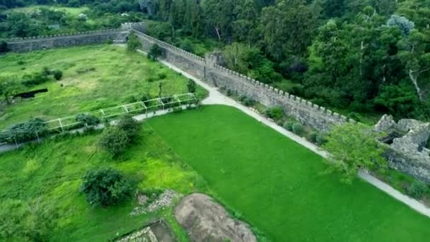 Drone view of Gonio fortress near Batumi, Georgia — Stock Video