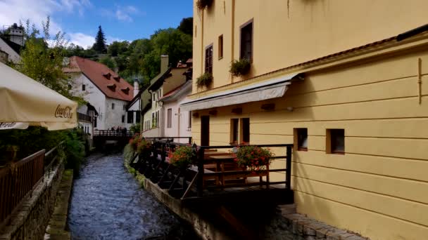 Centrum de Krumlov — Vídeo de Stock