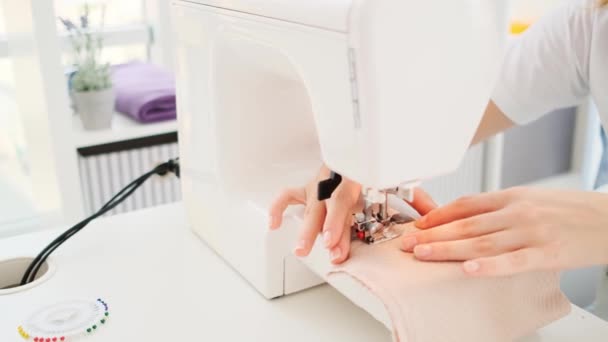 Hands of tailor at work — Stock Video