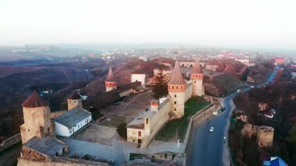 Kamianets Castello di Podilskyi — Video Stock