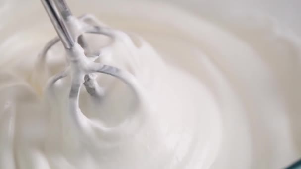Close up view of cream — Stock Video