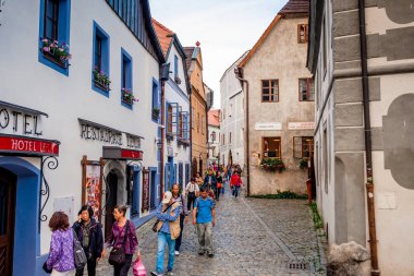 Cesky Krumlov sokak görünümü