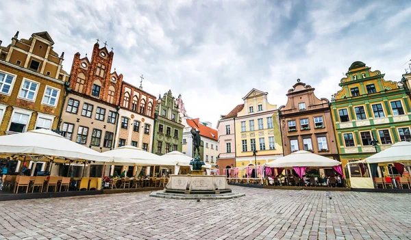 Het centrale plein van poznan — Stockfoto