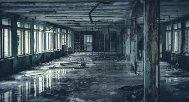 Pripyat 'ta terk edilmiş radyoaktif okul