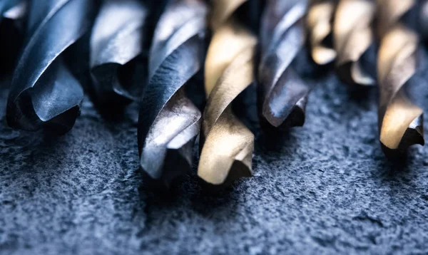 Tips of drill bits — Stock Photo, Image