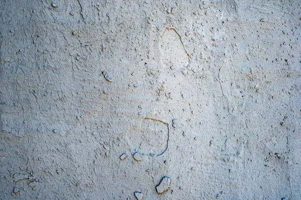 Wall with dry and cracked blue paint — Stock Photo, Image