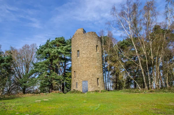 Dårskap Tower överst på Chinthurst Hill Surrey — Stockfoto